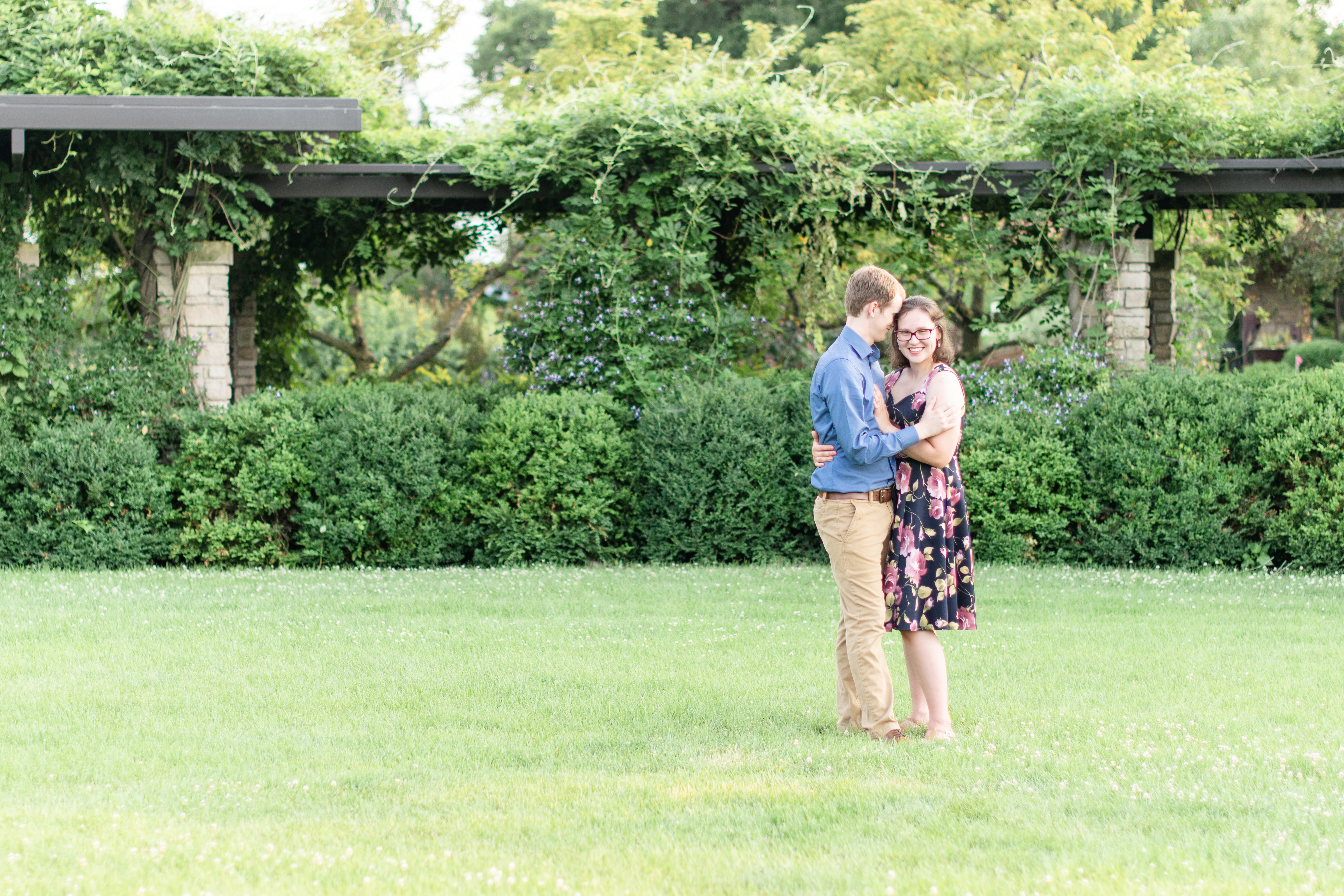 Engagement session at Olbrich Gardens