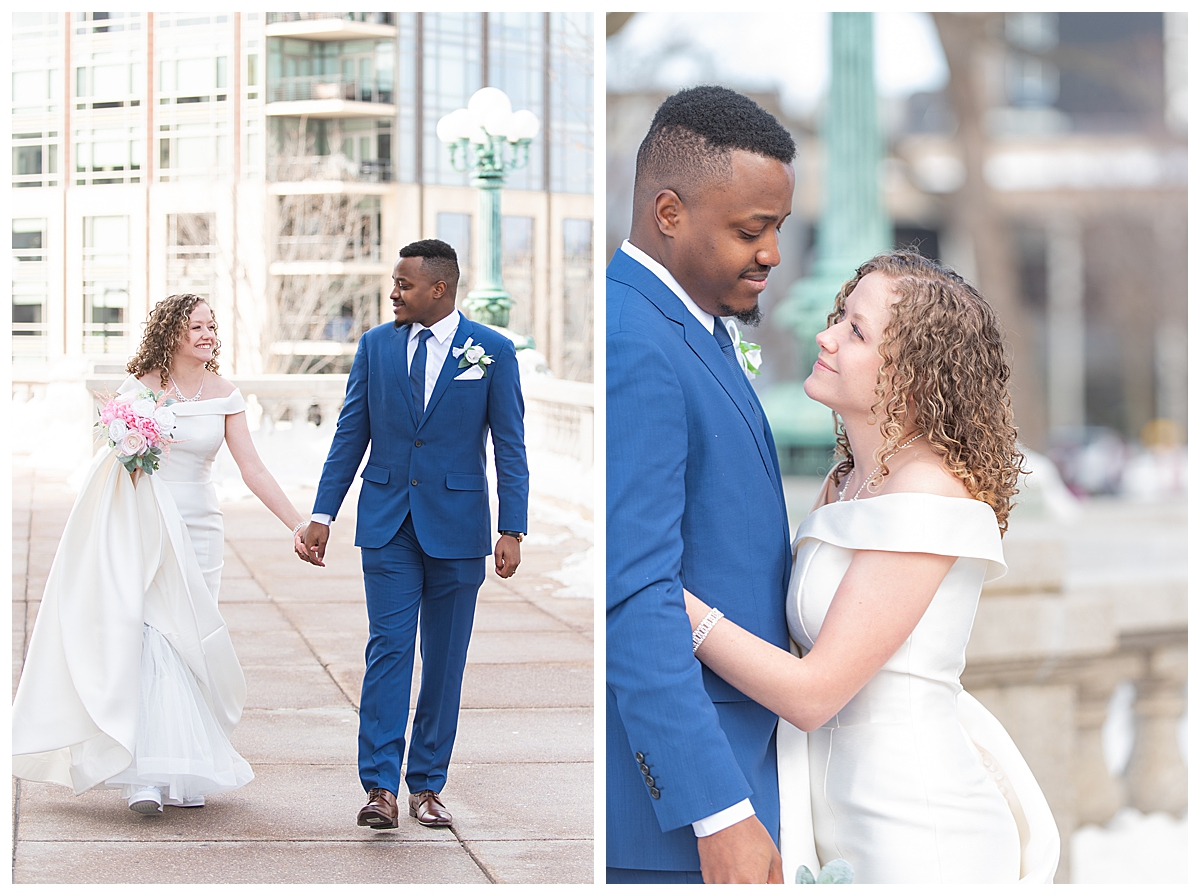 wedding at Madison state capitol