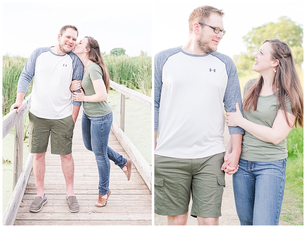 horicon marsh engagement photography wisconsin