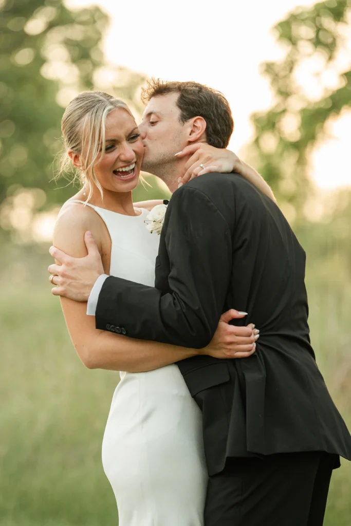 Bride and Groom at The Eloise Wedding Venue