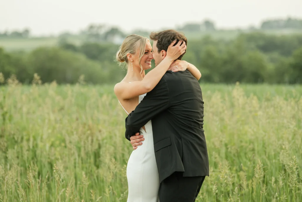 Bride and Groom at The Eloise Wedding Venue