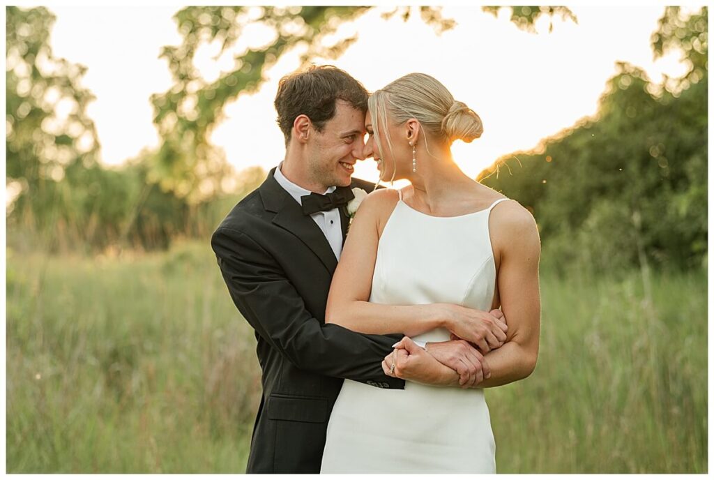 wedding photographers capturing golden light at The Eloise Mt Horeb